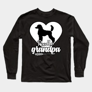 Proud Maltese Grandpa Heart Arrow Father's Day Long Sleeve T-Shirt